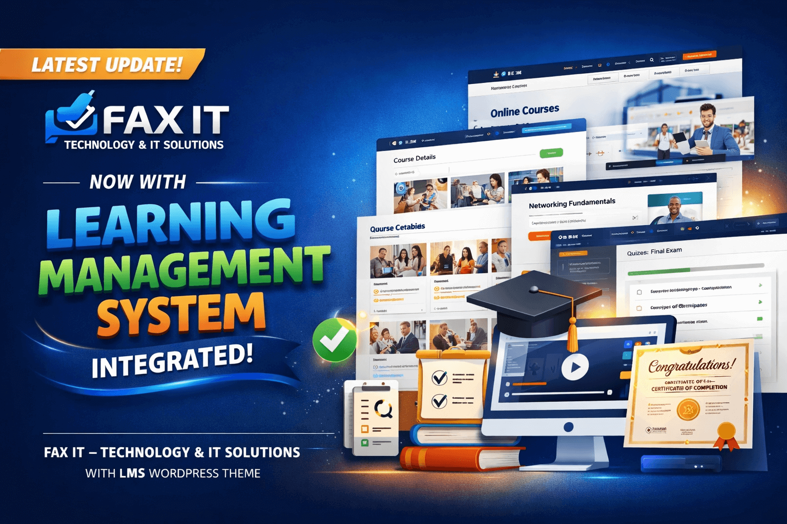 Fax-it - Technology, IT Solutions & LMS WordPress Theme